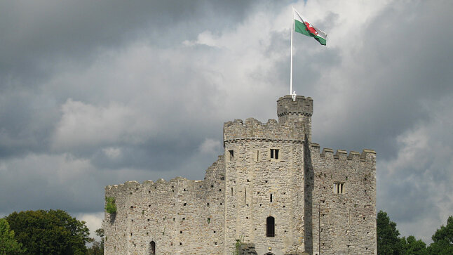 cardiff castle wales 2012